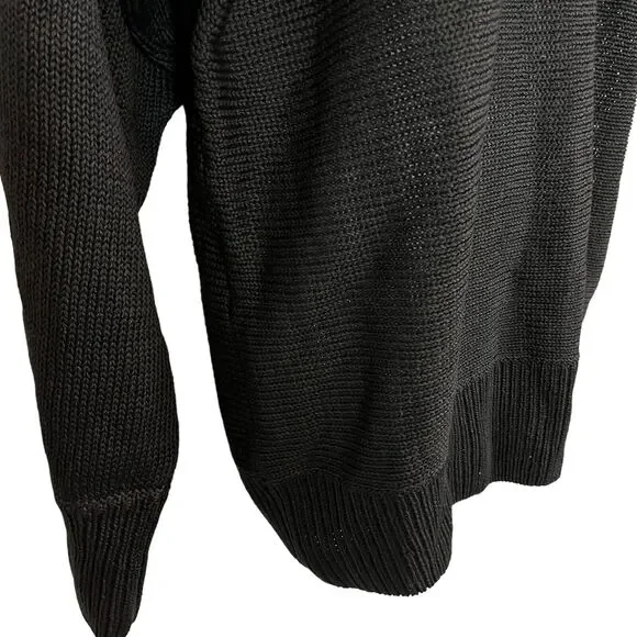 Victoria Jones Womens Vintage Beaded Sequin Floral Dolman Sleeve Sweater sz L - Picture 2 of 16